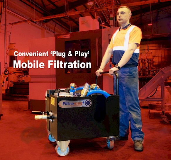 Filtramag+ mobiles Filtersystem im Einsatz