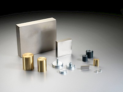 A range of pot and block magnets