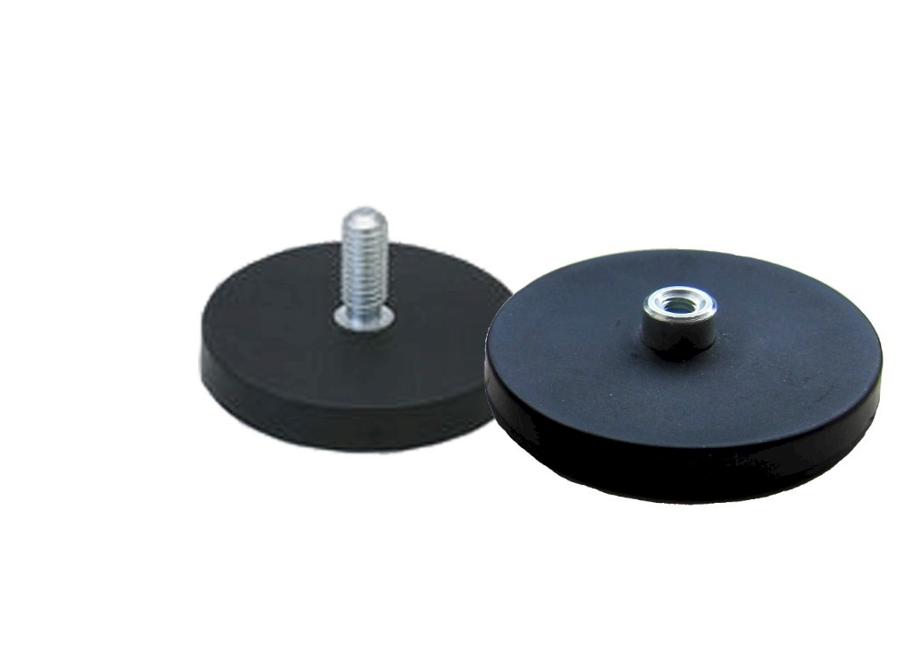 Rubber coated Neodymium (NdFeb) Magnets Eclipse Magnetics