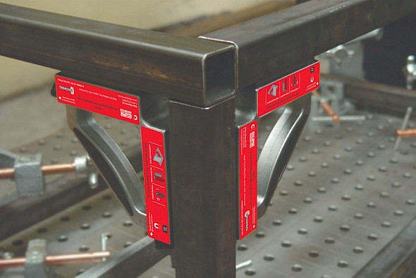 90° Fixed Welding Clamps Switchable example